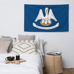 Louisiana State Flag (Customizable)